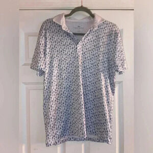 Grayson & Dunn Men’s Small Cocktail Pattern Golf Polo